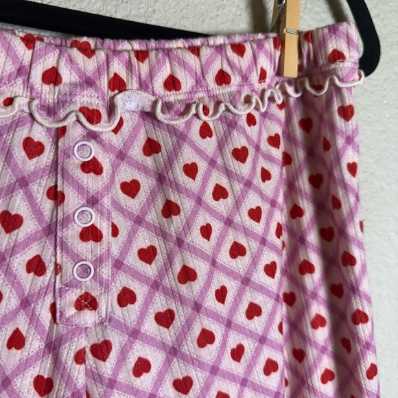 Adore Me Pajama Set in Pink and Red - Picture 9 of 15